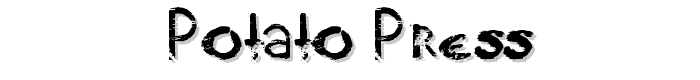 Potato Press font